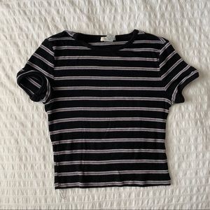 Striped crop top